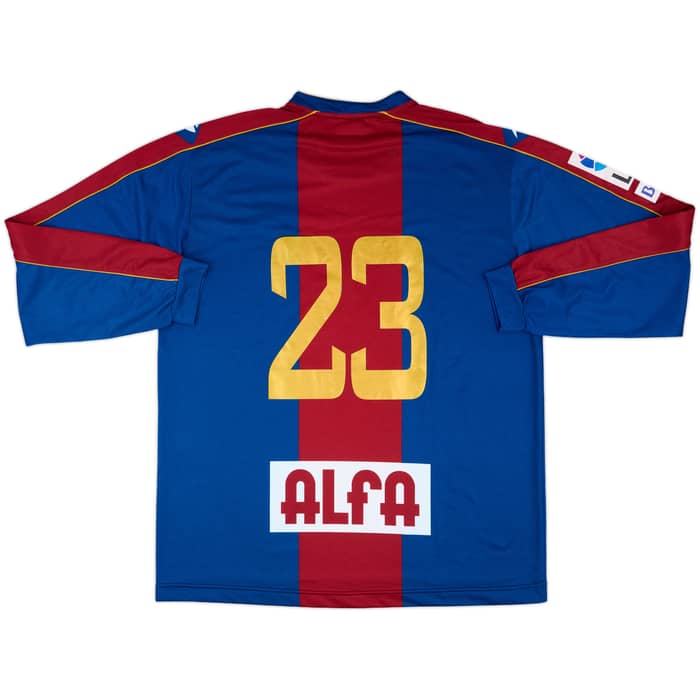 2008-10 Eibar Match Issue Home L/S Shirt #23
