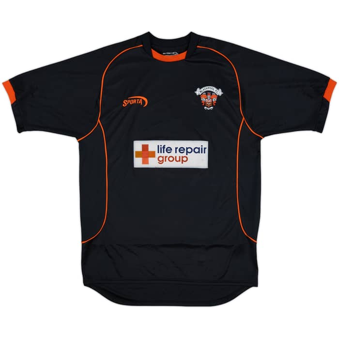 2003-04 Blackpool Away Shirt Wellens #7 - 6/10 - (L)