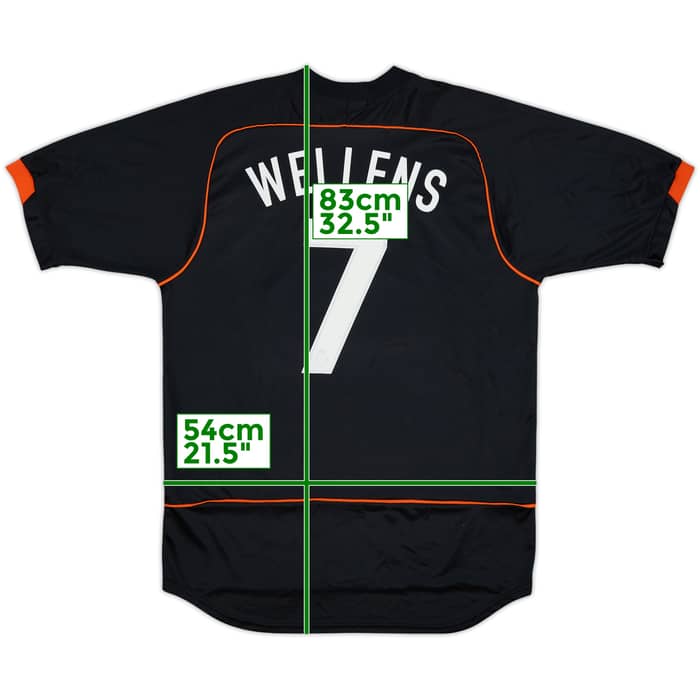 2003-04 Blackpool Away Shirt Wellens #7 - 6/10 - (L)