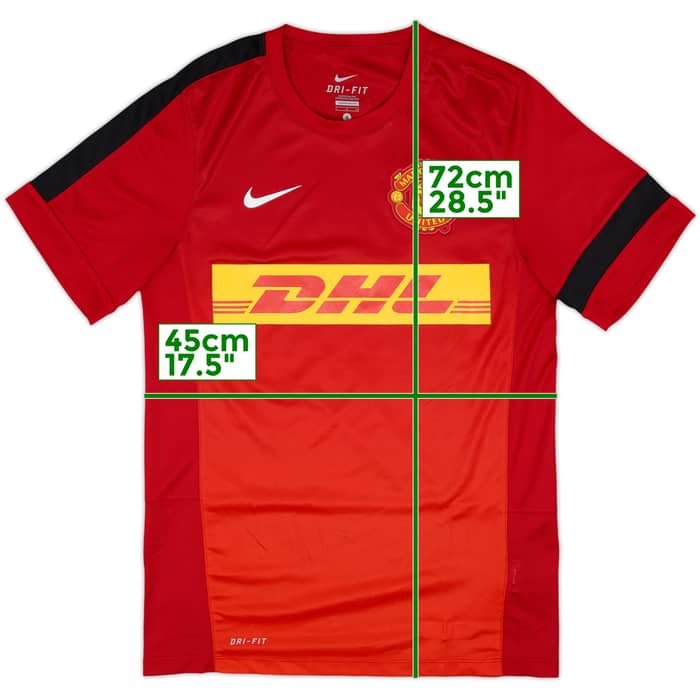 2013-14 Manchester United Nike Training Shirt - 8/10 - (S)