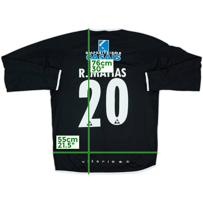 2003-04 Vitoria Guimaraes SC Match Issue Away L/S Shirt R.Matias #20