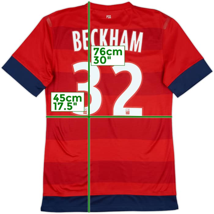 2012-13 Paris Saint-Germain Player Issue Away Shirt Beckham #32 - 10/10 - (M)
