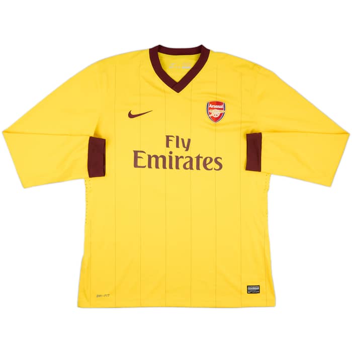 2010-13 Arsenal Player Issue Away L/S Shirt Fabregas #4 - 10/10 - (XL)