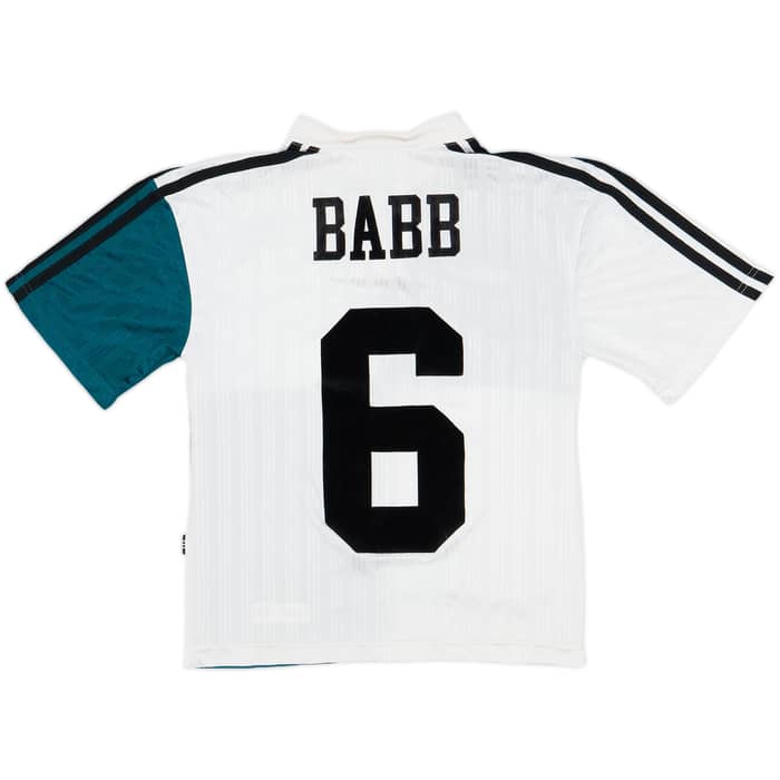 1995-96 Liverpool Away Shirt Babb #6 - 8/10 - (M.Boys)