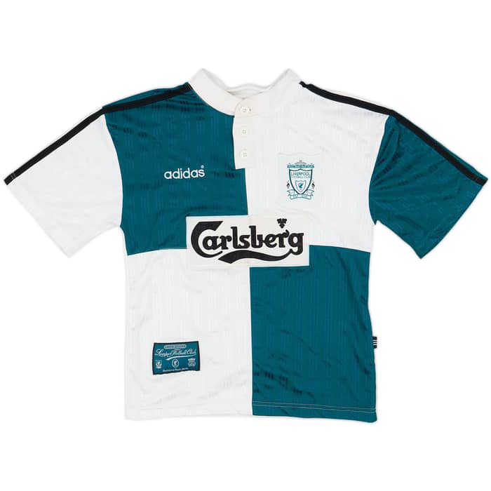 1995-96 Liverpool Away Shirt Babb #6 - 8/10 - (M.Boys)