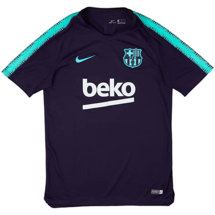 2018-19 Barcelona Nike Training Shirt - 9/10 - (M)