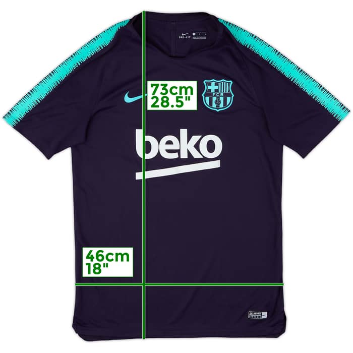 2018-19 Barcelona Nike Training Shirt - 9/10 - (M)