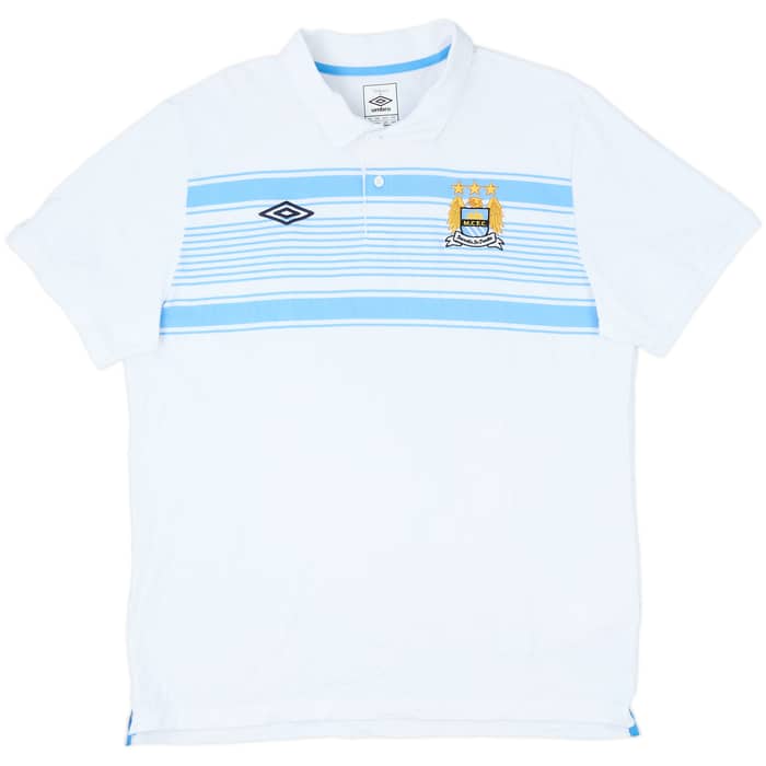 2010-11 Manchester City Umbro Polo Shirt - 8/10 - (XXL)