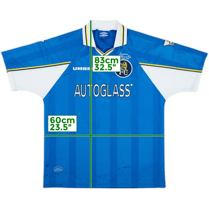 1997-99 Chelsea 'European Cup Winners Cup' Home Shirt - 9/10 - (XL)