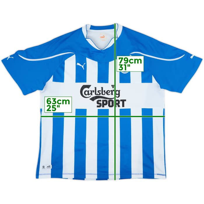 2010-11 Odense Home Shirt - 7/10 - (XXL)