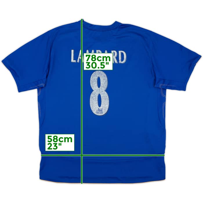 2005-06 Chelsea Centenary Home Shirt Lampard #8 - 4/10 - (XXL)