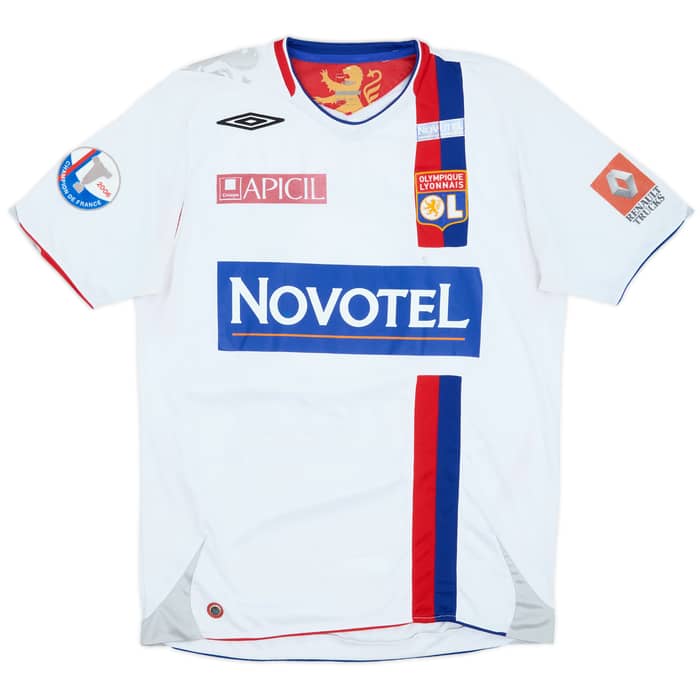 2006-07 Lyon Home Shirt Juninho #8 - 6/10 - (M)