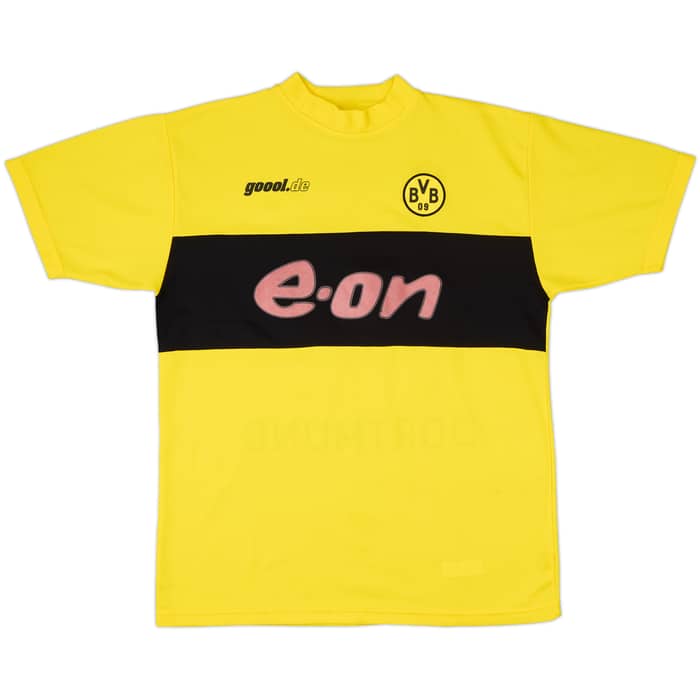 2002-03 Borussia Dortmund Home Shirt Amoroso #22 - 7/10 - (XL.Boys)