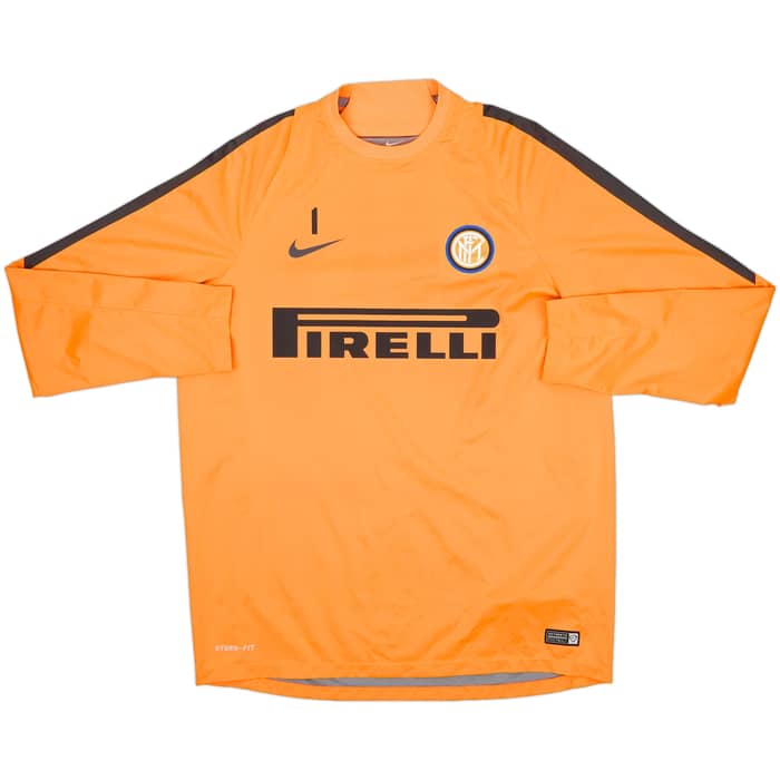 2015-16 Inter Milan Player Issue Nike Drill Top #1 (Handanovic) - 8/10 - (L)