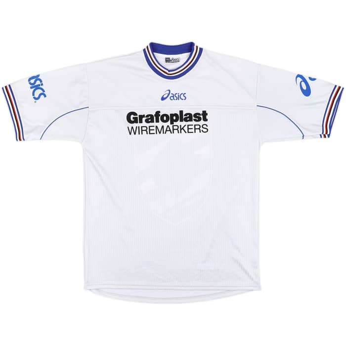 2001-02 Sampdoria Asics Training Shirt - 8/10 - (XL)