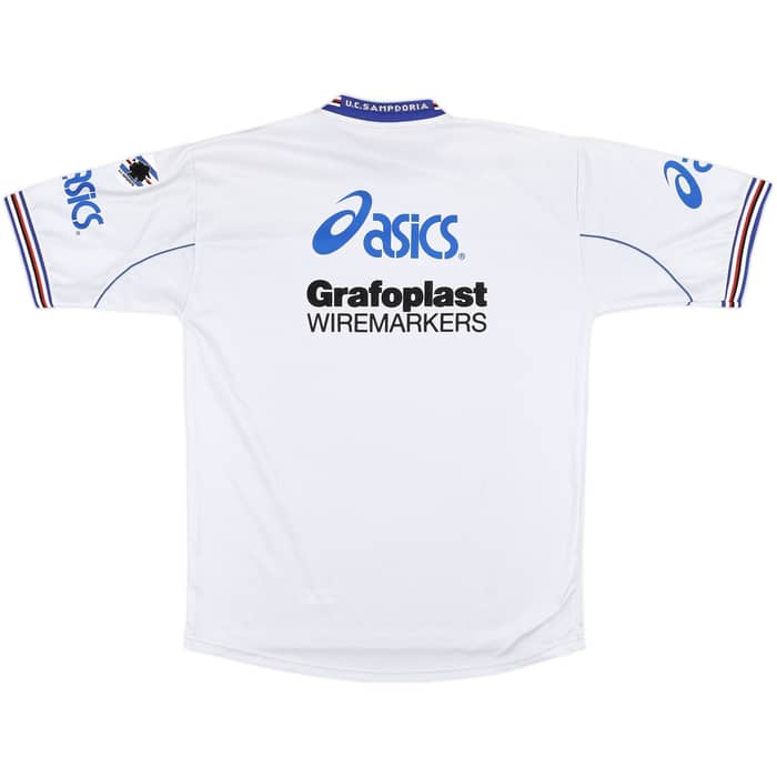 2001-02 Sampdoria Asics Training Shirt - 8/10 - (XL)