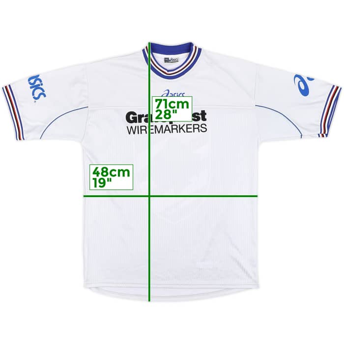 2001-02 Sampdoria Asics Training Shirt - 8/10 - (XL)
