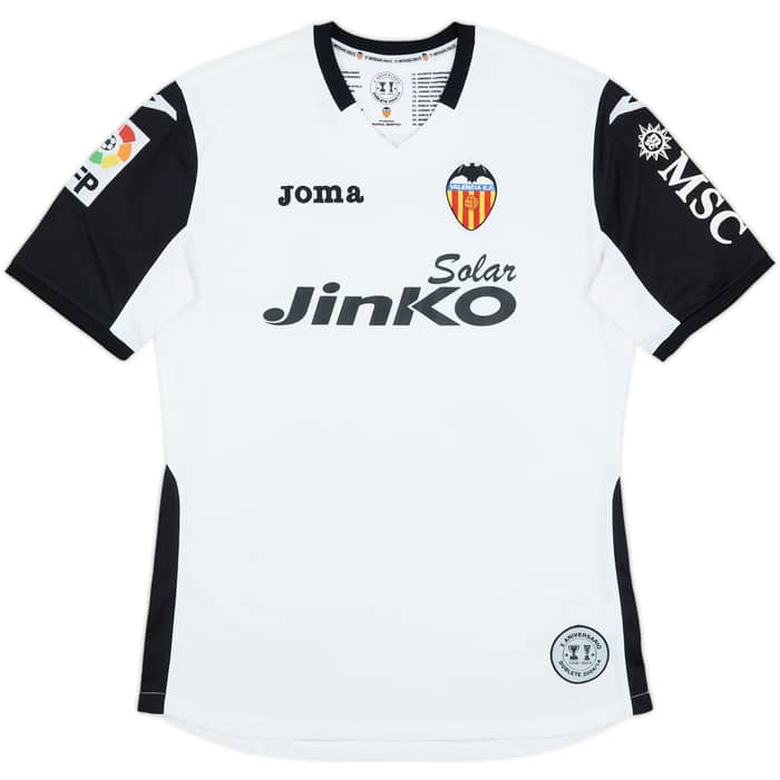 2013-14 Valencia Home 'Aniversario Dobelete 2004' Special Home Shirt - 8/10 - (M)
