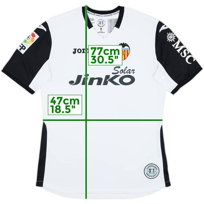 2013-14 Valencia Home 'Aniversario Dobelete 2004' Special Home Shirt - 8/10 - (M)