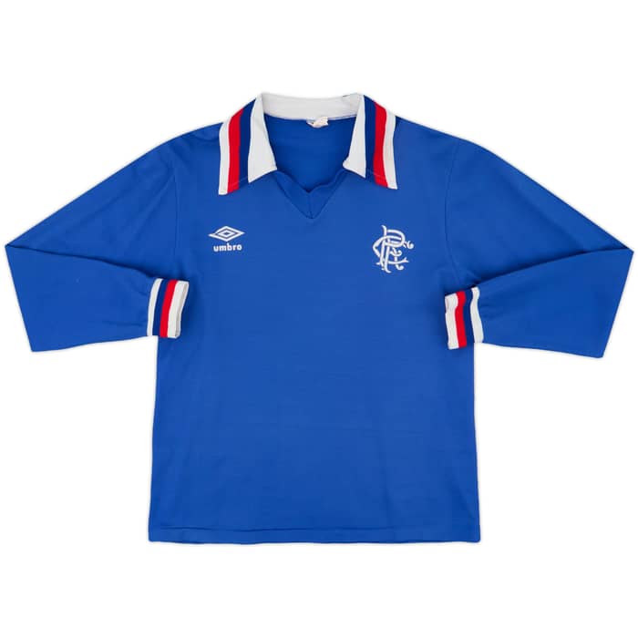 1978-82 Rangers Home L/S Shirt - 6/10 - (M)