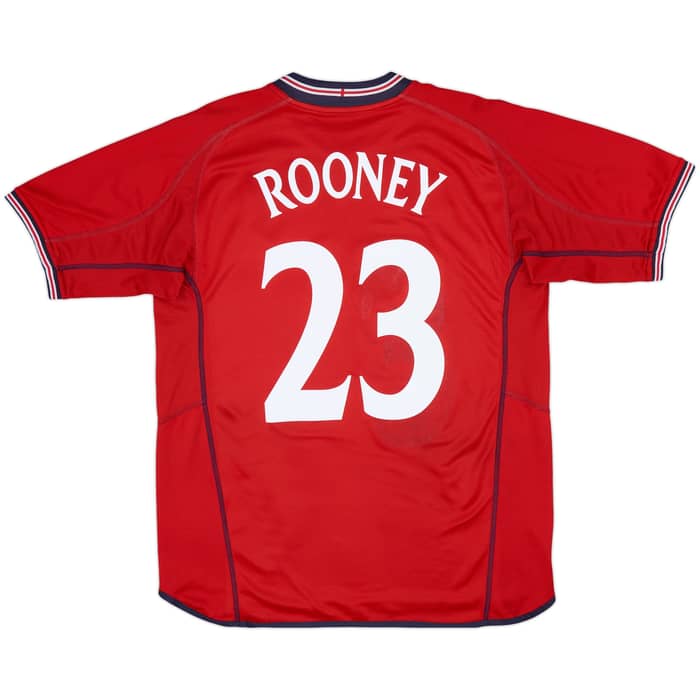 2002-04 England Away Shirt Rooney #23 - 6/10 - (L)