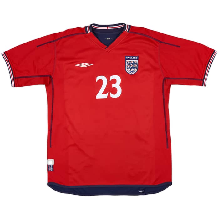 2002-04 England Away Shirt Rooney #23 - 6/10 - (L)
