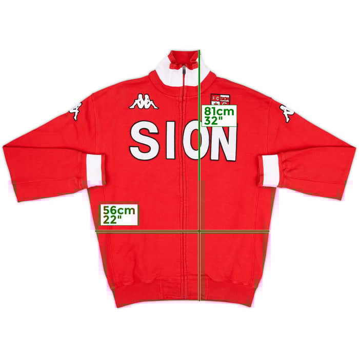 2008-09 FC Sion Kappa Track Jacket - 8/10 - (XL)