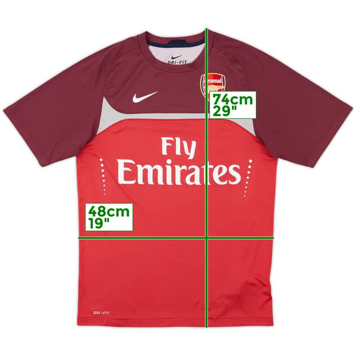 2010-11 Arsenal Nike Training Shirt - 8/10 - (S)