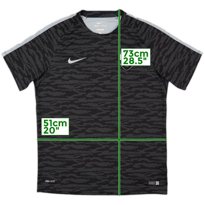 2015-16 Roma Nike Training Shirt - 7/10 - (L)