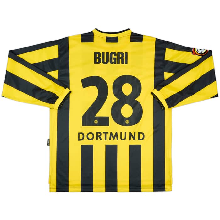 2001-02 Borussia Dortmund Match Issue Away L/S Shirt Bugri #28