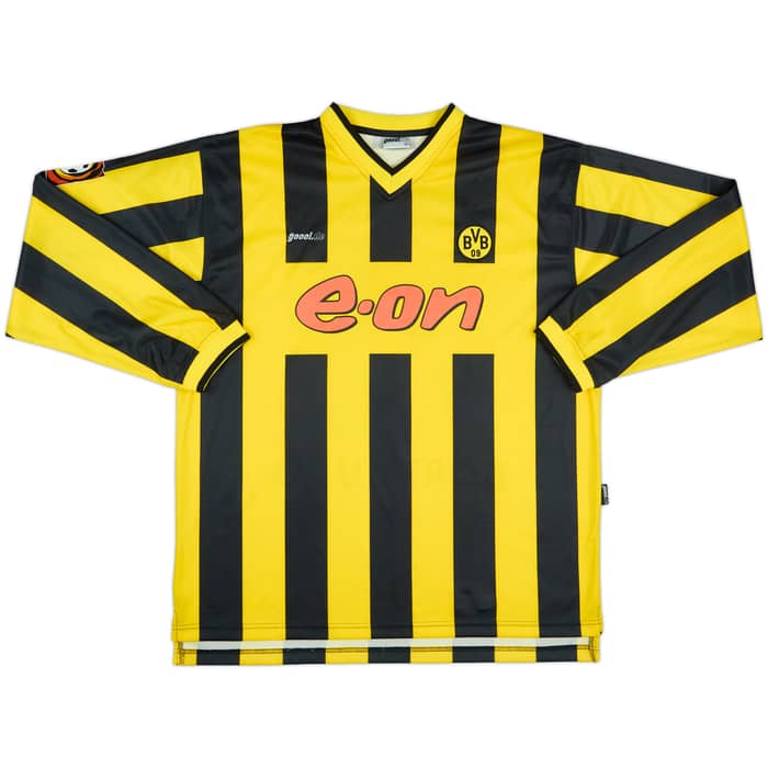 2001-02 Borussia Dortmund Match Issue Away L/S Shirt Bugri #28