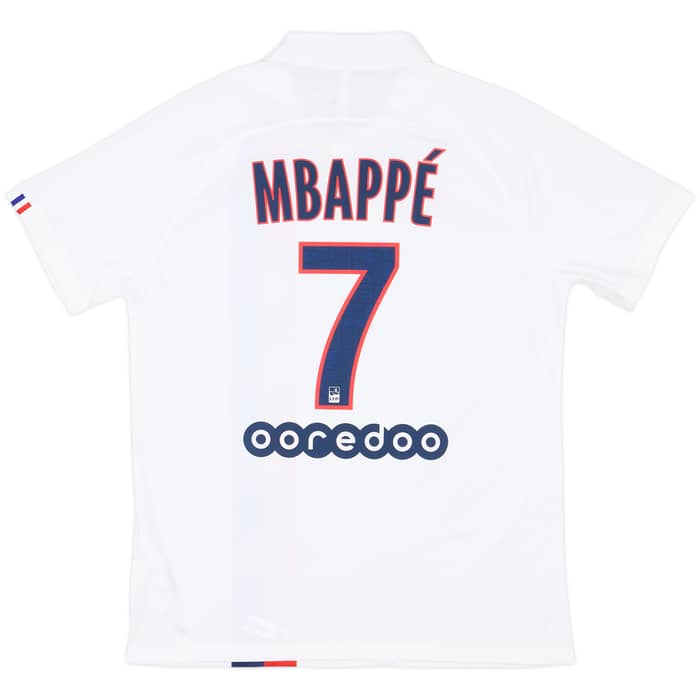 2019-20 Paris Saint-Germain Authentic Third Shirt Mbappe #7 - 10/10 - (L)