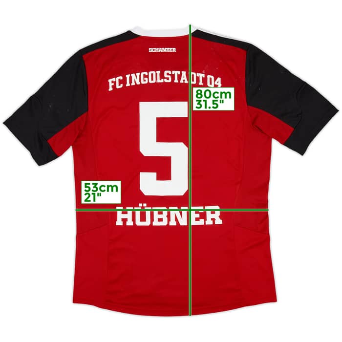 2014-15 FC Ingolstadt Home Shirt Hubner #5 - 5/10 - (L)