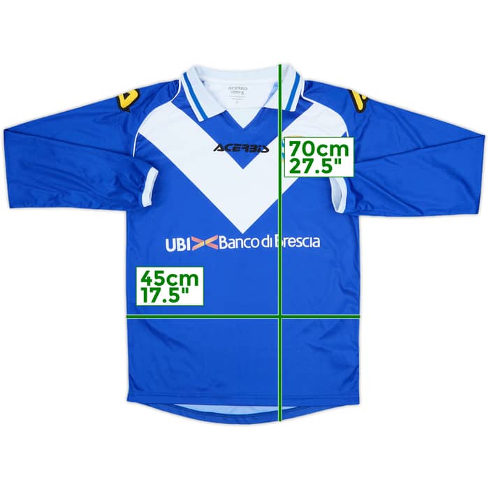 2015-16 Brescia Home L/S Shirt #14 - 8/10 - (S)