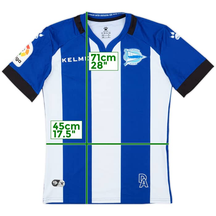 2017-18 Deportivo Alaves Home Shirt - 8/10 - (S)