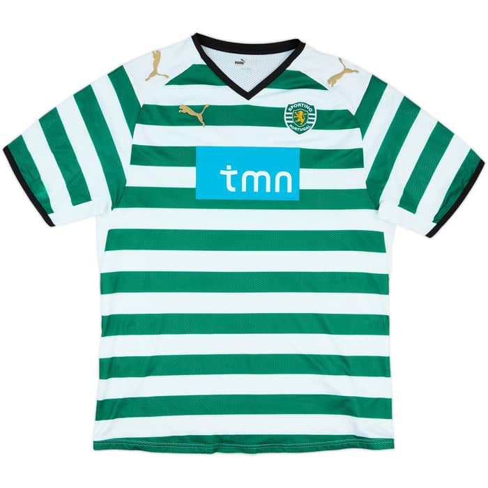 2008-09 Sporting Lisbon Home Shirt - 8/10 - (L)