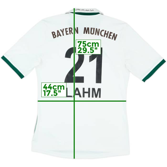 2013-14 Bayern Munich Away Shirt Lahm #21 - 9/10 - (S)