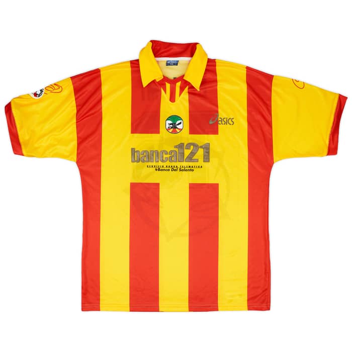 1999-00 Lecce Match Worn Home Shirt Bonomi #16
