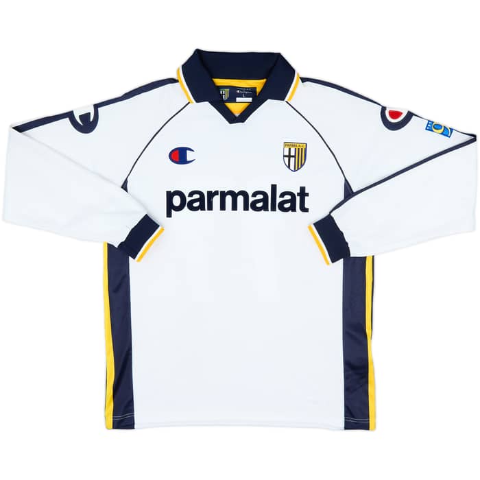 2003-04 Parma Home L/S Shirt Potenza #77 - 6/10 - (L)