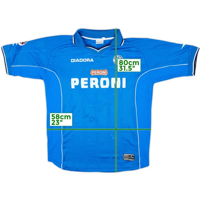 2000-01 Napoli Match Issue Home Shirt Baccin #4