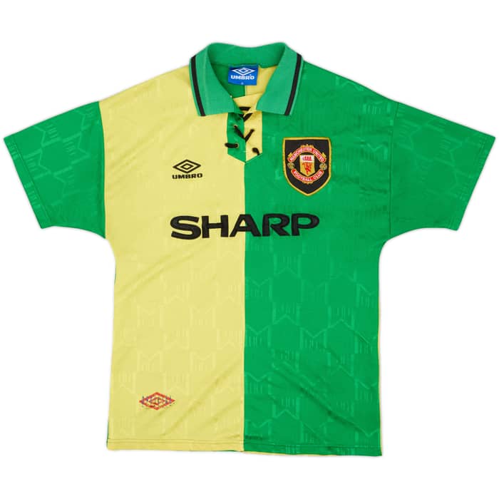 1992-94 Manchester United Third Shirt Cantona #7 - 6/10 - (M)