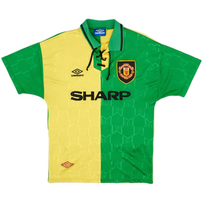 1992-94 Manchester United Third Shirt Cantona #7 - 6/10 - (M)