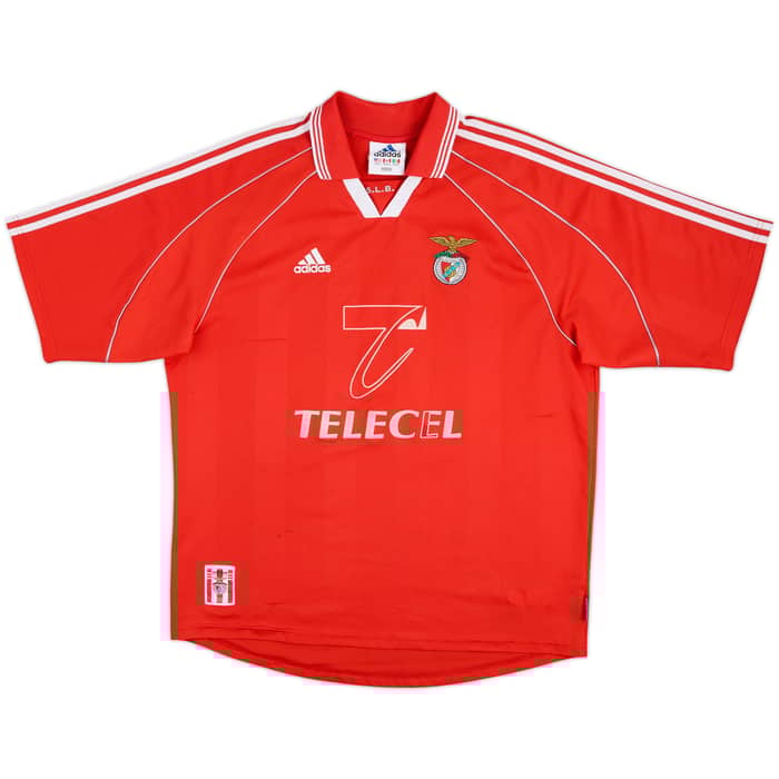 Camiseta de local del Benfica 1999-00 Nuno Gomes #21 - 5/10 - (L)