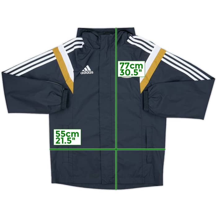 2014-15 Wales adidas Hooded Rain Jacket - 10/10 - (S)