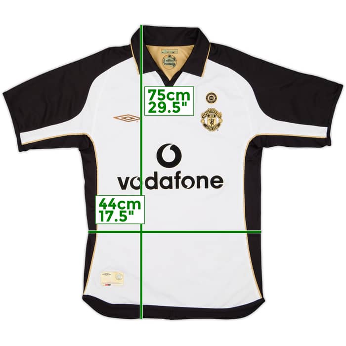 2001-02 Manchester United Centenary Away/Third Shirt - 5/10 - (S)