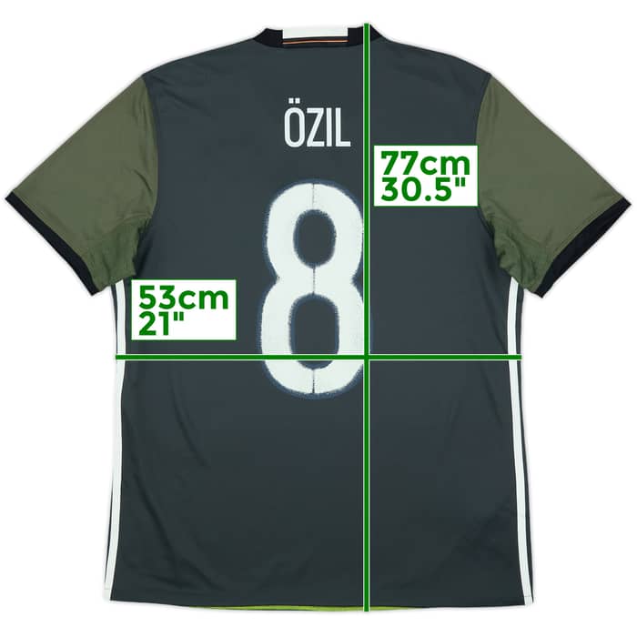 2015-17 Germany Away Shirt Ozil #8 - 10/10 - (L)