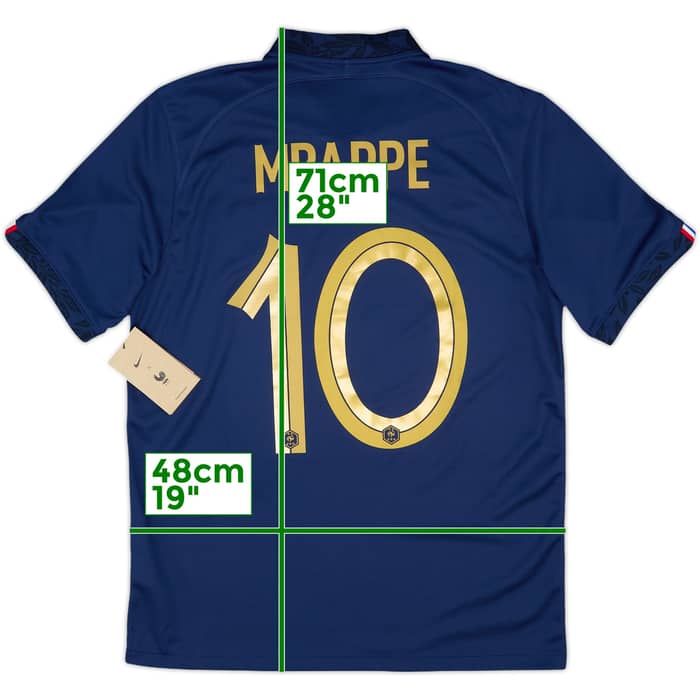 2022-23 France Home Shirt Mbappe #10 (M)
