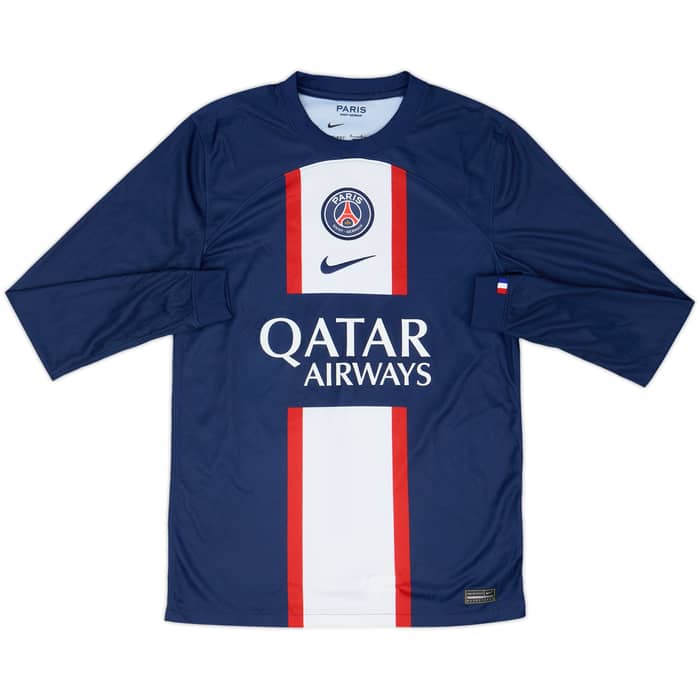 2022-23 Paris Saint-Germain Home L/S Shirt Messi #30 - 8/10 - (S)