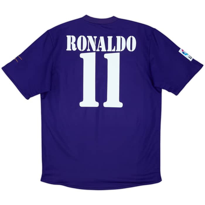 2001 Real Madrid Tercera Camiseta Ronaldo #11 - 8/10 - (