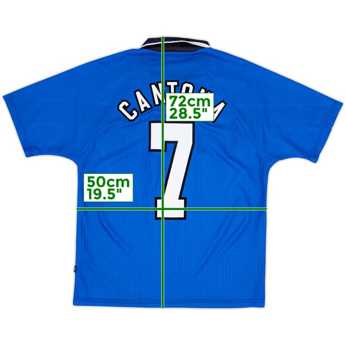 1996-98 Manchester United Camiseta de Tercera Cantona #7 - 8/10 - (M)